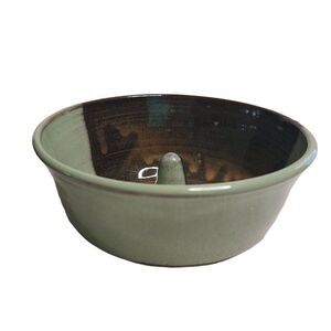 Handmade Pottery Kitchen Bakeware, Marble Stoneware Ceramic Apple Baker